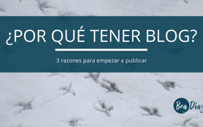 3 Razones para tener un blog si tienes un proyecto relacionado con el medio ambiente o la vida de los animales